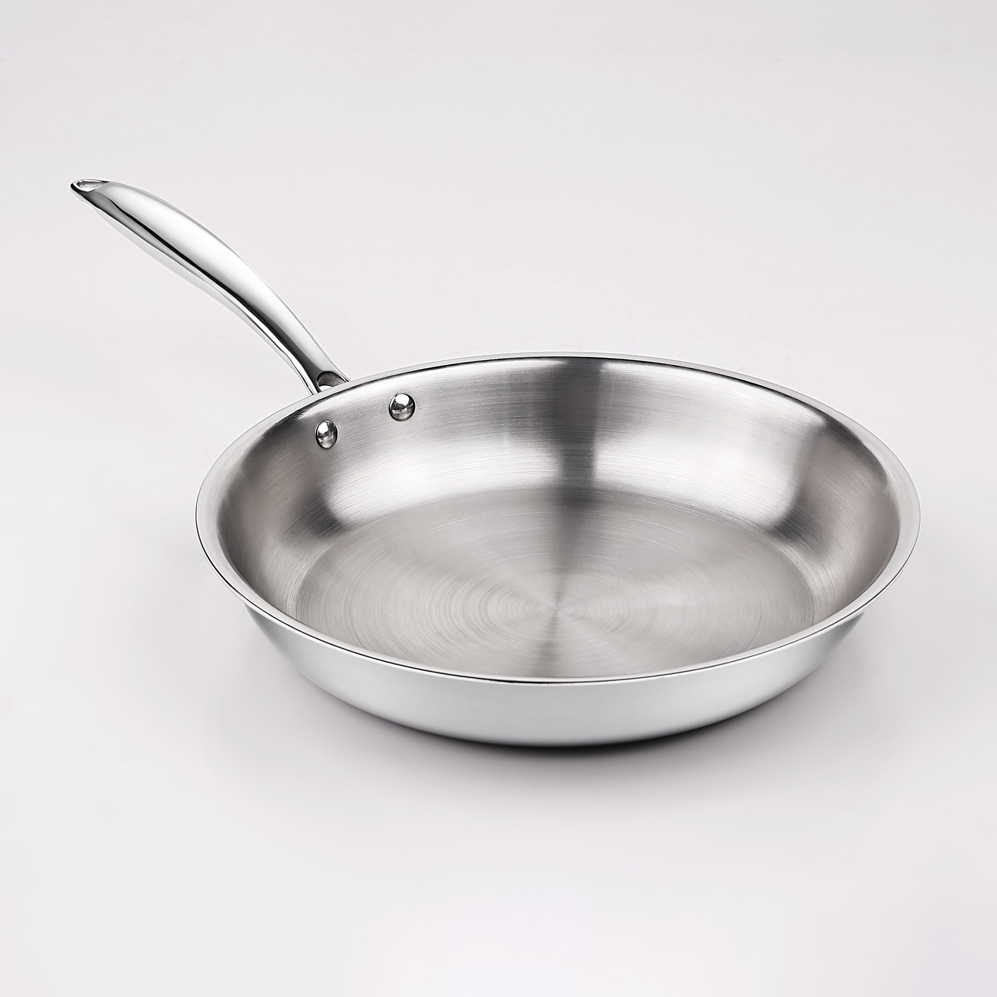 Stainless Steel Sauté Pan (Large) – Heavy-Duty, Even Heat Performance, PFAS-Free, Induction Compatible