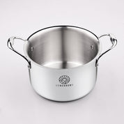 Stainless Steel Stockpot – TRI-PLY Strength, Heavy-Duty Performance, PFAS-Free, Induction Ready