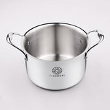 Stainless Steel Stockpot – TRI-PLY Strength, Heavy-Duty Performance, PFAS-Free, Induction Ready